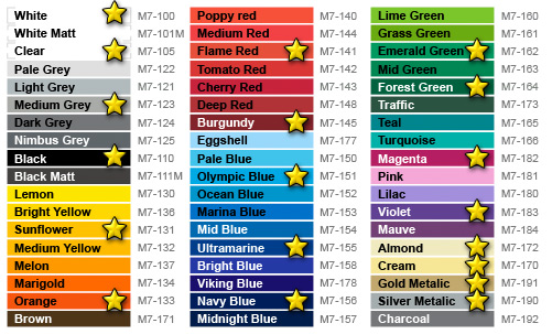 Vinyl Colours